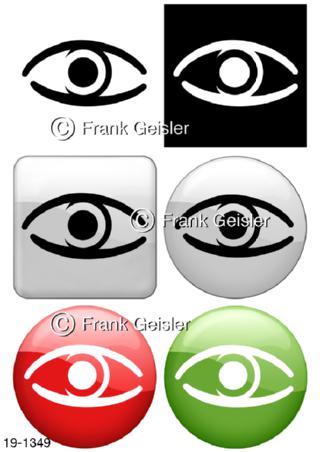 Medical-Art Logo Button Icon Sehen