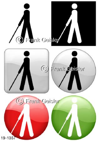  Medical-Art Logo Button Icon Blinde